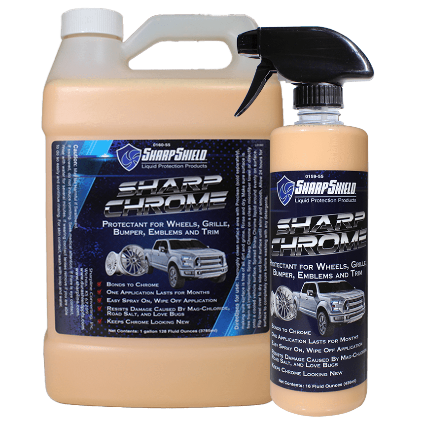 SharpShield Sharp Chrome Bottles