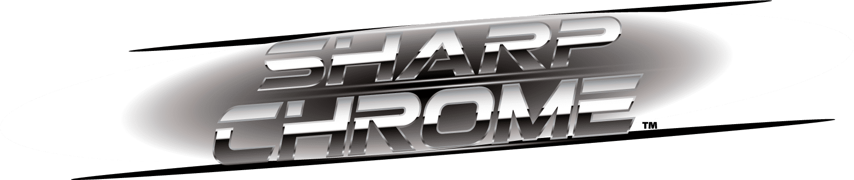 Sharp Chrome Logo
